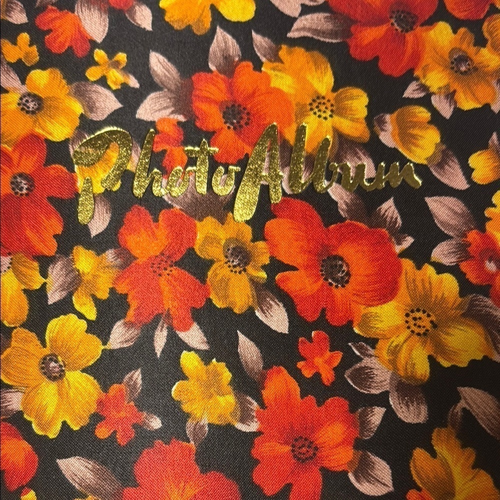 Vintage Floral Spiral Photo Album/ Notebook - Picture 2 of 11